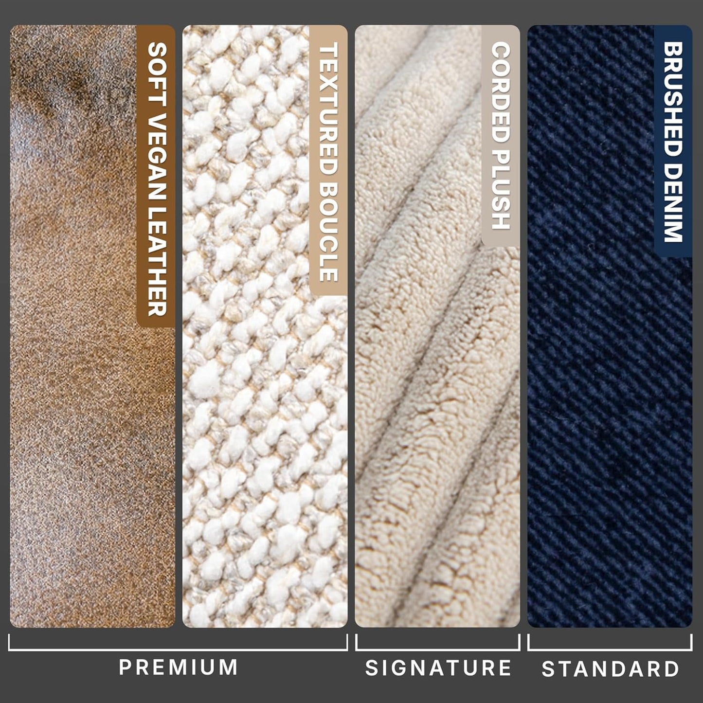 Fuf 6.5Ft Foam Bean Bag Chair for Kids and Family, Ideal for Living Space and Basement, Cobalt Lenox, Durable Woven Polyester, 6.5 Feet Giant